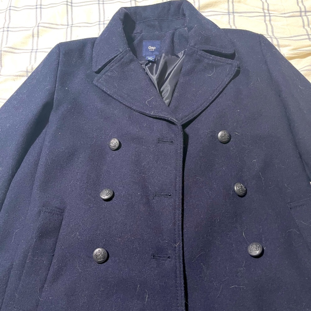GAP fully-lined wool blend coat